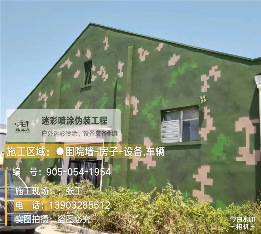 丹东外墙数码迷彩漆施工报价清单（100㎡标准墙面测算）